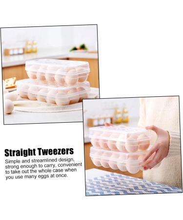 OSALADI Egg Carton Eggs Plastic Egg Trays Egg Holder Fridge Plastic Pallet Egg Drying Case Food Egg Box - Buy Online on SooperMarket.com