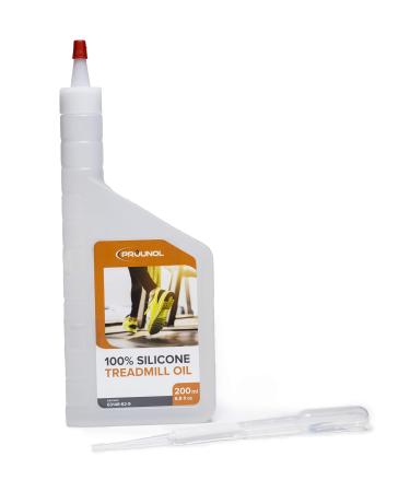 Prounol 100% Silicone Treadmill Lubricant for Belt  6.8 Ounces Treadmill Oil Belt Lubricant - Easy to Apply Silicone Oil Ultra Precise Applicator Treadmill Belt Lubricant - All Brands Treadmill Lube