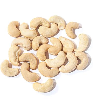 1 lb Raw Cashews - Non-GMO Deluxe Whole Nuts, Unsalted, Unroasted - W-320 Size, Vegan & Kosher - Bulk Packed - Rich in Phosphorus, Magnesium, Copper & Manganese - Buy Online on SooperMarket.com