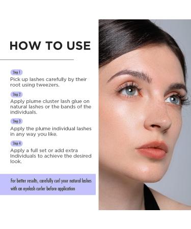 BEYELIAN DIY Individual Cluster Lashes 48pc Set - Natural Look, Reusable, Super Thin Band, Glue Bonded - Style3 0.07 Mix Black Band - False Eyelashes Extension for Stunning Eyes - Buy Online on SooperMarket.com
