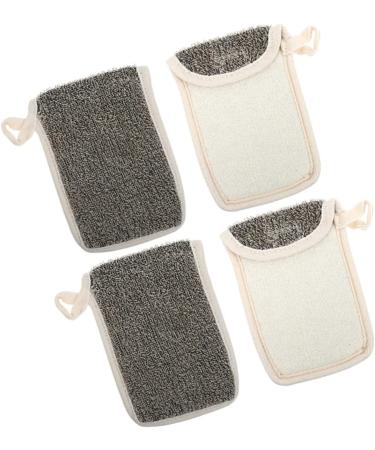 Baluue 16 Pcs Black Linen Soap Bag Foaming Soap Shower Foaming Bag Soap Pouch Cotton Soap Bags Flax - Buy Online on SooperMarket.com
