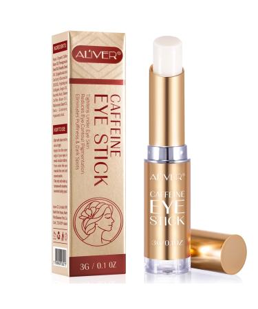LTYYWBFB Caffeine Eye Stick  Eye Cream for Dark Circles and Puffiness  Under Eye Cream Anti Aging Hydrating  Reduce of Wrinkles  Fine Lines  Under Eye Treatment