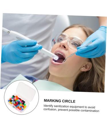 Mobestech 640 PCS Silicone Tooth Color Code Rings - Dental Label Accessories High Pressure Coder Rings Multi-Color Pack - Buy Online on SooperMarket.com
