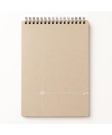 Trace Sketchbook (1 Pack) || 30X40 Design Workshop || Vellum Paper - Reticle Grid - Double-Ring - 75 Sheets  A5 (5.8 x 8.3)