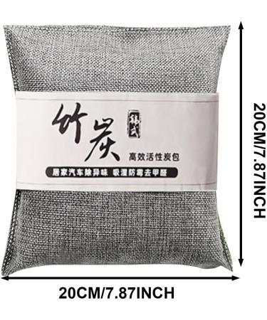 Yajexun Charcoal Air Purification Bags - Fresh Auto-Air Cleaning & Moisture Absorbing for Wardrobes Bedrooms & Cabinets - Gray - Buy Online on SooperMarket.com