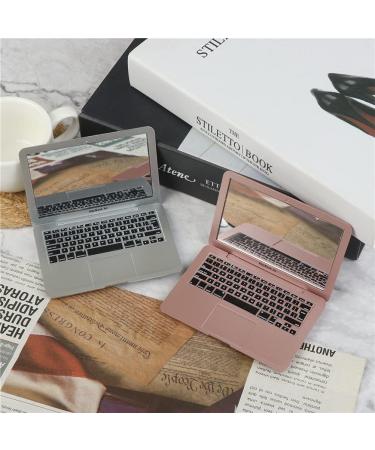 Mini Laptop Mirror Set - Portable, Clear & Cute Makeup Mirrors for Travel (2pcs) - Buy Online on SooperMarket.com