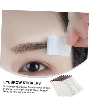Beavorty 12 pcs eyebrow stickers makeup stickers 3D Hair-Like Eyebrows Stickers Miss - Buy Online on SooperMarket.com