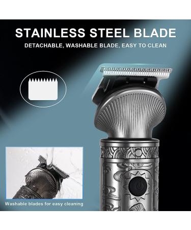 Hatteker 6-in-1 Professional Beard Trimmer Kit for Men - Cordless Hair Clipper and Grooming Set - Buy Online on SooperMarket.com
