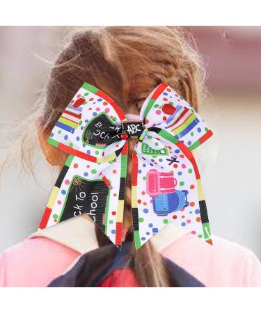 Toseky Bow Hair Clips for Girls - Cartoon Back to School Hair Barrettes Chic Hair Accessories Portable Barrettes for Students - Buy Online on SooperMarket.com