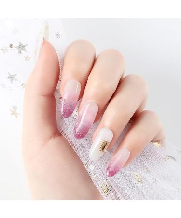 Purple Nail Varnish Sets - Pink Nail Polish Set - Quick Dry & Long Lasting Pink Glitter Nail Polish - Oil-Based Formula Nail Polish Gift Set with Top Coat No UV Need - Buy Online on SooperMarket.com