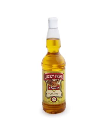 LUCKY TIGER Three Purpose Hair Tonic with Fine Oils 16oz/473ml by Lucky Tiger