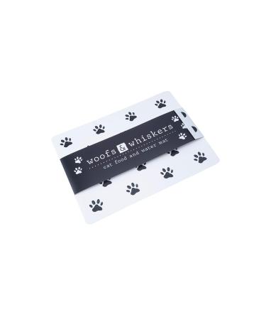 CGB Giftware | Cat Food and Water Mat | Placemat | Pet | Feeding Time | Woofs & Whiskers Range | GB04416