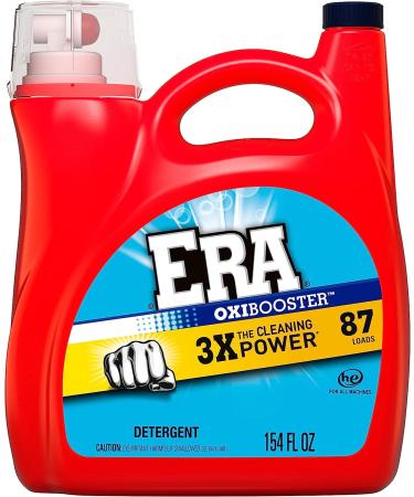 Era Oxibooster Liquid Laundry Detergent 87 Loads 154 fl oz 154 Fl Oz (Pack of 1) Oxibooster