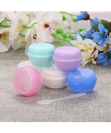 VEAIDE 1 oz Travel Toiletry Containers - Leakproof Compact Plastic Jars for Face, Hand, Body Creams - 6 Pack - Buy Online on SooperMarket.com