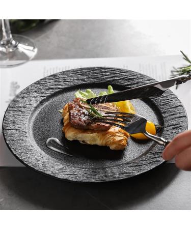 Dinnerware Dishes Plates Steak Plate Western Food Chinese Plate Household White Plate Simple Plate Breakfast Dessert Flat Plate Restaurant Kitchen Plate Dinner Restaurant Family Party Plates (Color : Medium White - Buy Online on SooperMarket.com