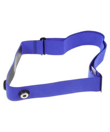 Kichouse belt for the breast heart frequency chest strap sports equipment sports devices breast strap for heart rate meter sports need breathable monitor rubber band sport heart frequency knife nylon 17.00x3.00x0.10cm blue