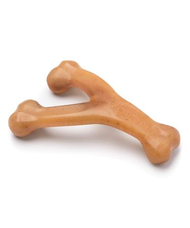 Benebone Wishbone Real Chicken Medium Durable Dog Chew Toy for Aggressive Chewers