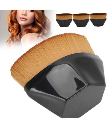 Foundation Brushes Makeup Brushes Fiber Hair for Micro Baking for Makeup Setting(Black) - Buy Online on SooperMarket.com