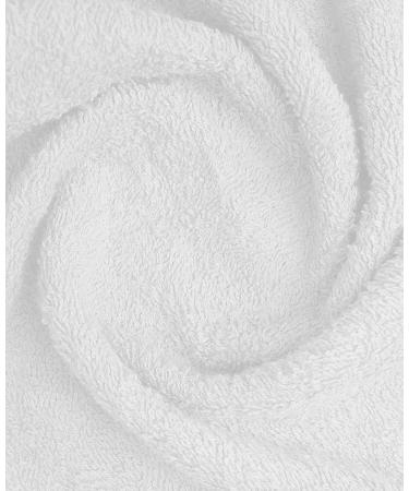 24 Pack SIMPLY LOFTY Salon Towels 16x26 Inch - 100% Ring Spun Cotton Hand Towels for Spa, Gym, Beauty Salon, and Home Hair Care - Highly Absorbent (White) - Buy Online on SooperMarket.com