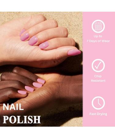 TBeautfave Navy Blue Nail Polish Quick Drying Long Lasting Nail Polish - Pastel Water Based Formula Nail Varnish - Fast and Easy Aapplication Water Resistant- for DIY Nail Art No Need Baking 27 - Buy Online on SooperMarket.com