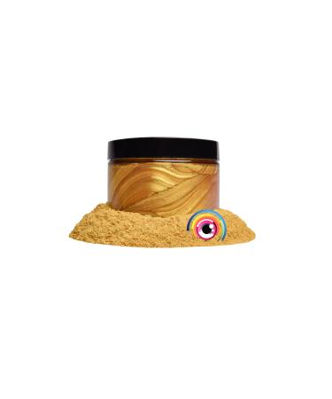 Eye Candy Premium Mica Powder Pigment Kin Gold (25g) Multipurpose DIY Arts and Crafts Additive | Natural Bath Bombs, Paint, Soap, Nail Polish, Lip Balm (Kin Gold, 25G) Kin Gold 25G