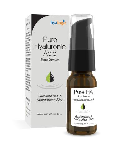 Hyalogic Pure Hyaluronic Acid Serum for Face - Hydrating Non-Greasy Fragrance-Free 0.47 Ounce