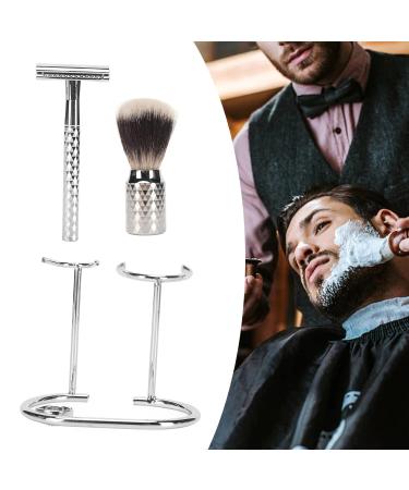 Razor Planing Men's Double Edge Safety Razor Kit | Manual Beard Cutting Tool with Brush & Holder - International Shipping - Buy Online on SooperMarket.com