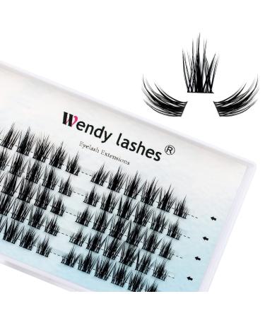 Individual Lashes C Curl Cluster Lashes 0.07mm 16mm DIY Lash Extensions Wide Stem Individual Eyelash Clusters Reusable Soft and Wispy Clusters Eyelash Extensions(FD-D33-0.07-C-16) RR-16mm D33-0.07-C