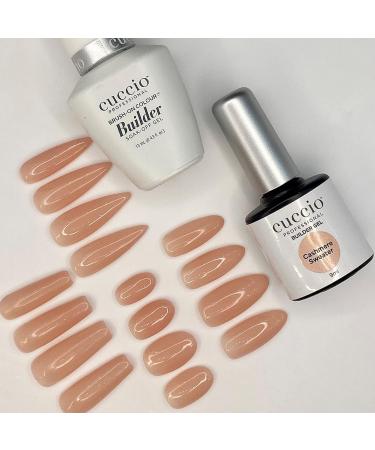 Cuccio Pro Brush-On Colour Builder Gel - Camouflage & Correct Uneven Nail Beds - Lightweight UV/LED Formula - Cashmere Sweater Shade - 0.43 oz - Buy Online on SooperMarket.com