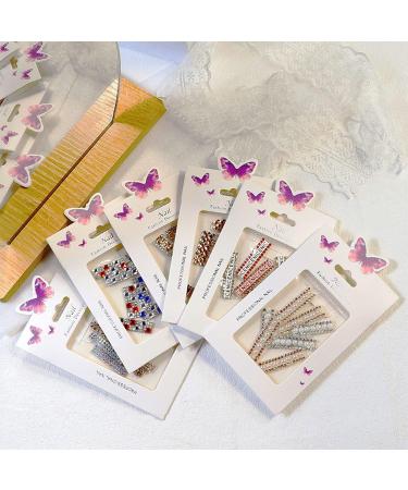 Luxury 3D Nail Letters Ribbon Tape with Rhinestones | DIY Nail Art Tools & Decorations - International Shipping Available - Buy Online on SooperMarket.com