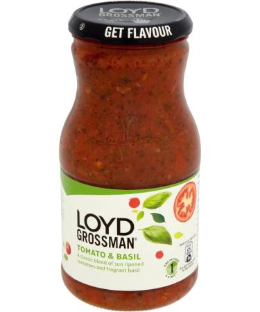 Loyd Grossman Tomato and Basil Cooking Sauce 660g Jar - Authentic Italian Flavors - Buy Online on SooperMarket.com