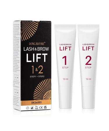 Lash Lift Kit - Eyelash Lift Lotion DONG RHYME Brow Lamination and Lash Perm Kit for Curling Lashes to Get Supermodel Eyes Long-Lasting and Easy to Use at Home Multipurpose Eyelash Perm Kit