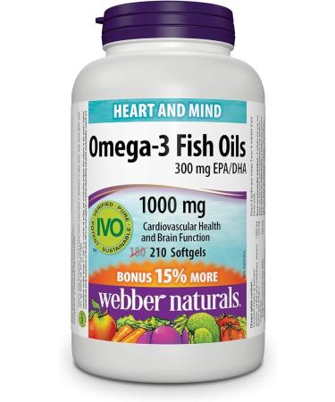 Webber Naturals Melatonin 5 mg Extra Strength (144 Quick Dissolve Tablets) + Omega-3 Fish Oil 1 000 mg (210 Softgels) 144 Melatonin + Oil 1 000 mg - Buy Online on SooperMarket.com