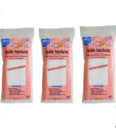 White Fusible Interfacing 3-Pack 3 Pack