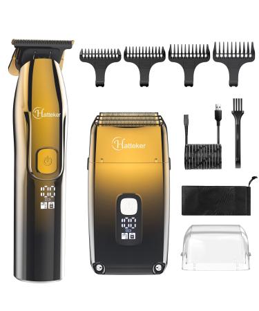 Hatteker Shaver Bald Head Shaver Electric Shaver Razor for Men with Precision Trimmer Barber Shaver Trimmer Triple Blades Waterproof Cordless 1 Count