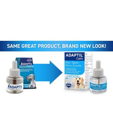 ADAPTIL Refill - Calms & Comforts Dogs at Home When Home Alone or During Loud Noises & Stressful Events - Use ADAPTIL for Dogs with ADAPTIL Diffusers (30 Day Supply ADAPTIL Refill C133) - Buy Online on SooperMarket.com