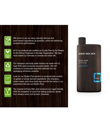 Every Man Jack Signature Mint Body Wash 16.9 oz - Refreshing Men's Shower Gel - Buy Online on SooperMarket.com