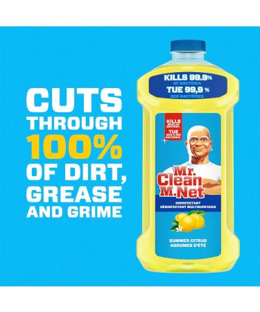 Mr. Clean Antibacterial Multi Surface Cleaner with Summer Citrus Scent Disinfectant All Purpose Cleaner 680 mL - Buy Online on SooperMarket.com