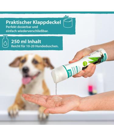Petshero Dog Shampoo for Mites Fleas & Ticks | 250ml - Puppy Safe Pleasant Fragrance Dermatest Approved - Buy Online on SooperMarket.com