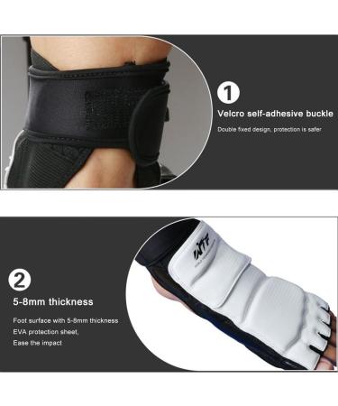 PassFeel Taekwondo Ankle Guards | Non-Slip Foot Protectors for Kickboxing & Boxing Training | Ankle Protection for Competitions - Buy Online on SooperMarket.com
