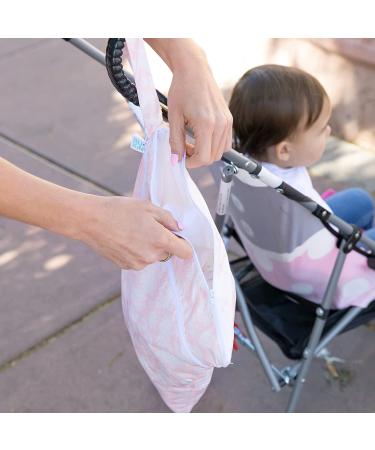 Bumkins Waterproof Wet Bag 12x16 - Washable & Reusable for Travel, Beach, Pool, Stroller - Ideal for Diapers, Gym Clothes, Swimsuits & Toiletries - Lace Design - Buy Online on SooperMarket.com