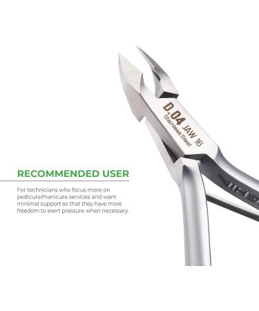 NGHIA Cuticle Nipper - D-04 JAW 12 | Stainless Steel | Durable and Sharp | Ergonomic Design | Grey Plated | Ideal for Salons and Home Use - Buy Online on SooperMarket.com