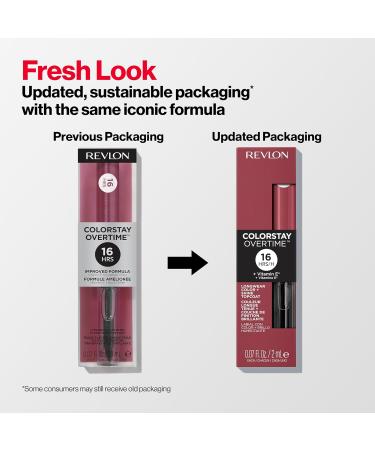 REVLON PROFESSIONAL Colorstay Overtime Lipcolor 370 Everlasting Rum - 2ml Brown | Long-Lasting Liquid Lipstick | International Shipping Available - Buy Online on SooperMarket.com