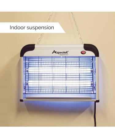 Aspectek 20W Electronic Indoor Bug Zapper with Free Replacement Bulbs - Indoor Mosquito and Fly Killer - Buy Online on SooperMarket.com
