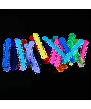Orthodontic Ligature Rubber Bands - Multi-Color O-rings for Braces - Buy Online on SooperMarket.com
