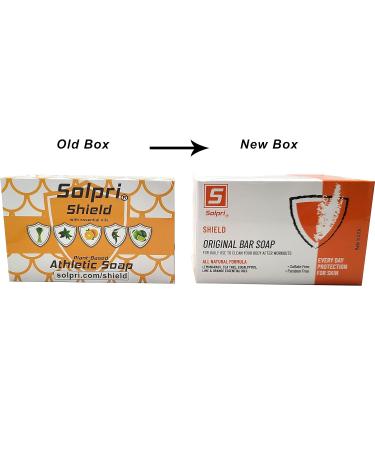 Solpri Shield Tea Tree Soap Bar 4 oz (2 Pack) with Lemongrass Eucalyptus Oil - Skin Safe for Jock Itch & Athlete's Foot - Buy Online on SooperMarket.com