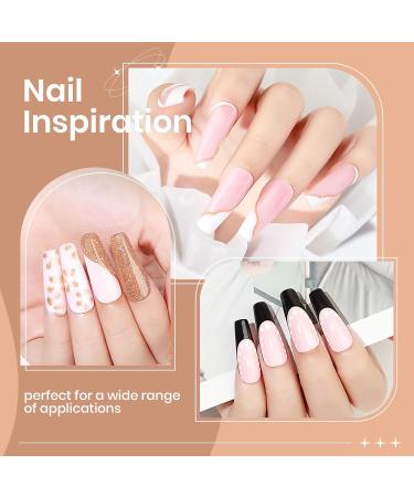 Supwee 4-Color Nail Art Liner Gel Polish Set - White Black Silver Champagne | Reflective Glitter UV Gel for Stunning Nail Designs - Buy Online on SooperMarket.com
