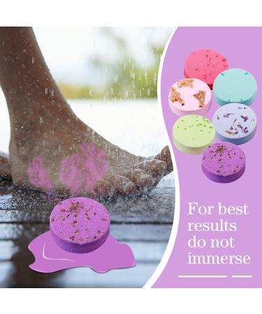 Tallew Lavender Shower Steamers - Pack of 6 Aromatherapy Shower Bombs for Relaxation and Wellness - Gift for Men and Women - Buy Online on SooperMarket.com