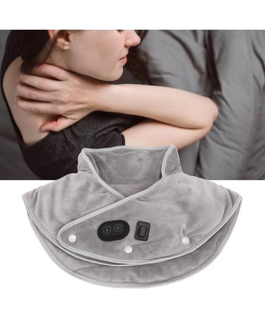 Comforting Heating Pad for Neck & Shoulders - 3 Heat Settings Massage Feature Pain Relief Wrap - Perfect Gift for Women & Men - Soft Sable Fabric - Buy Online on SooperMarket.com