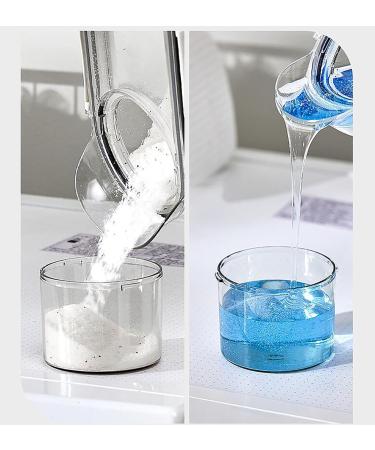 Laundry Detergent Dispenser 2.7L Washing Powder Storage Clear Liquid Laundry Detergent Container Storage Box with Measuring Cup Washing Powder Softener Dispenser Lotion Package Container - Buy Online on SooperMarket.com